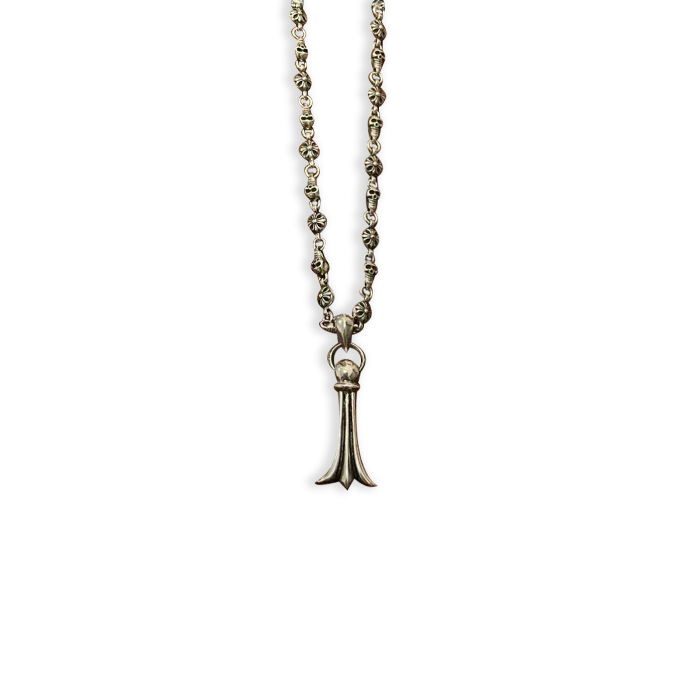 CHROME HEARTS SILVER PENDANT NECKLACE 